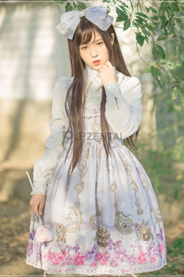 オリジナルデザイン　洋服ワンピース　可愛いJSKスタイル　ふわふわ　お姫様の日常　ロリータドレス