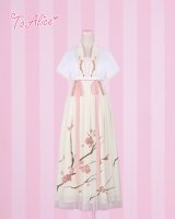 【To Alice】オリジナル　漢服改良　中華ロリィタ　梅刺繍　ワンピース　　