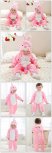 赤ちゃん　暖かい冬版　アニマル着ぐるみ　キャラクターパジャマ　