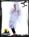 ハロウィン仮装　ホラー系　幽霊服　ホワイト　ウィッグ付き