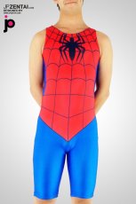 激安 カラー全身タイツ 透明人間 ハーフボディー　スパイダーマン　ゼンタイコスチューム