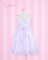 【To Alice】流星&雲柄　可愛い色系　ロリィタ　ストラップドレス