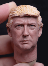 Donald Trump　ドナルドトランプ　絵画用　撮影用モデル　アメリカ合衆国大統領　1/6鉄骨ドールの頭部分