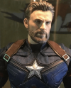 Steven Rogers/Steve Rogers/Captain America　絵画用　撮影用　1/6鉄骨ドールの頭部分　ひげ付きタイプ　モデル
