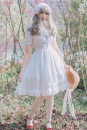 「新品時間限定セール」ホワイト　洋服少女　フェアリーの姿　日常　美しいライン　ガールの心　ワンピース　ロリィタドレス　通販