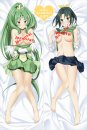 ふたりはプリキュア　　緑ドレス／　　上品 アニメ抱き枕　カバー　　