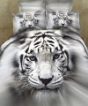 動物シリーズ　白いトラ　虎　セット　立体感　3D寝具