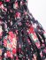 袖なし　蝶結び　可愛い　花柄　　ロリータドレス