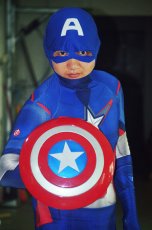 キャプテン アメリカ　Captain America　ライクラ＆スパンデックス　コスチューム　全身タイツ　アベンジャーズ
