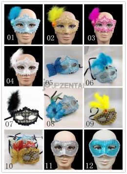 仮面パーティーマスク　通販　　13種類　ハロウィンパーティー道具