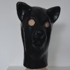 新品☆彡　3Ｄラッテクス全頭マスク　猫形　ネコ　動物シリーズ　ラテックスマスク　後ろファスナー付き