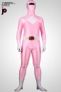 激安 カラー全身タイツ 透明人間 ピンクとホワイトライクラ　スパンデックス　戦闘員タイツ　英雄シリーズ