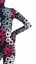 激安 カラー全身タイツ 透明人間 環状花柄　ライクラ製　男女兼用　変装コスチューム　コスプレ用　全身タイツ