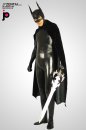 激安 カラー全身タイツ 透明人間 黒色　メタリック　バットマン　ゼンタイ　コスプレ衣装