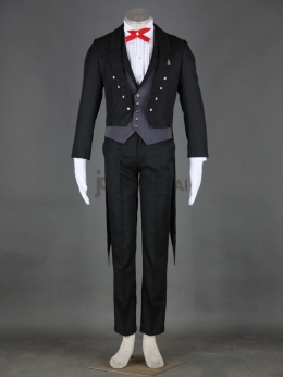 黒執事　セバスチャン2代　コスプレ衣装　男性の7セット　タキシード