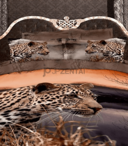 動物シリーズ　豹2　ヒョウ　セット　立体感　3D寝具