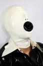 ラテックス　マスク　呼吸穴あり　口丸出し　封印体験　ｓｍゲーム　ラテックスマスク