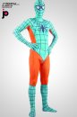 激安 カラー全身タイツ 透明人間 グリーンとレッド　ライクラ　スパイダーマン　全身タイツ　コスチューム