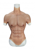 短い袖　筋肉マンシリーズ　若い男の肉体　カッコイイ　シリコン製　男性上半身