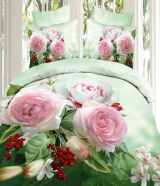 綺麗な花　リアル　セット　立体感　3D寝具