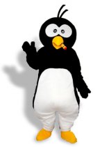 パイプするペンギン　マスコット　成人用　着ぐるみ