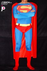 激安 カラー全身タイツ 透明人間 スパンデックス　スーパーマンコスチューム　Superman　全身タイツ