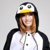 萌え　ペンギン　着ぐるみパジャマ　股ファスナー付き可能　パーティーに　イベントに　部屋着にもOK!!!