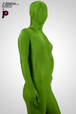 激安 カラー全身タイツ 透明人間 グリーン　ライクラ＆スパンデックス　単色　全身タイツ