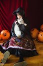 「悪魔猫」　オリジナル　可愛い　猫耳　ロリータ洋服　超暖かい　ゴシック風　マント