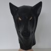 新品☆彡　ラッテクス全頭マスク　オオカミ形　3D型取り　立体全頭マスク　後ろファスナー付き
