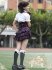 日系　校服　可愛い　人気　スカラップ　肩掛　コルセット