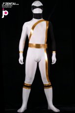 激安 カラー全身タイツ 透明人間 ホワイトとブラック　ライクラ　全身タイツ　戦闘員衣装