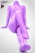 激安 カラー全身タイツ 透明人間 紫色　ライクラ　単色　透明人間　タイツ　全身