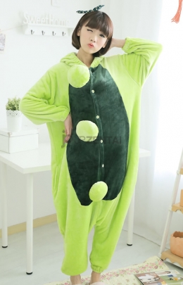 豌豆スーパーマン　野菜 着ぐるみパジャマ　おもしろいパーティー変装　　イベント仮装　 コスプレ衣装