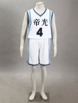 黒子のバスケ 赤司征十郎　男子制服　ホワイト４番　　コスプレ衣装