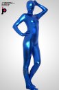クラシック ブルー　 男女兼用　透明人間　コスチューム　全身タイツ