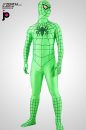 激安 カラー全身タイツ 透明人間 グリーン　ライクラ　スパイダーマン　全身　タイツ