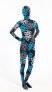 激安 カラー全身タイツ 透明人間 ライクラ製　環状　花柄　男女兼用　変装コスチューム　コスプレ用　全身タイツ