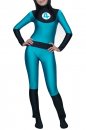 激安 カラー全身タイツ 透明人間 ブルーとブラック　ライクラ　女性戦闘員コスチューム