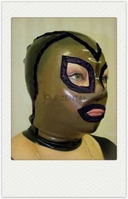 ラテックス マスク 　混色　セクシー透明質感　