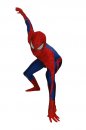 ブルー*レッドスパイダーマン 激安 　カラー全身タイツ 　スパンデックス＆メタリック　　コスプレ衣装