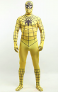 激安 カラー全身タイツ 透明人間 ゴールデン　スパイダーマン　全身　タイツ　ライクラ素材