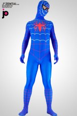 激安 カラー全身タイツ 透明人間 ブルー　ライクラ　スパイダーマン　ゼンタイ　コスチューム