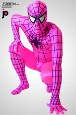 激安 カラー全身タイツ 透明人間 プラム　ライクラ　Spiderman　全身タイツ