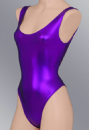 紫　パープル　激安 カラー全身タイツ 透明人間　メタリック製　光沢感　ボディースーツ　体操　レオタード