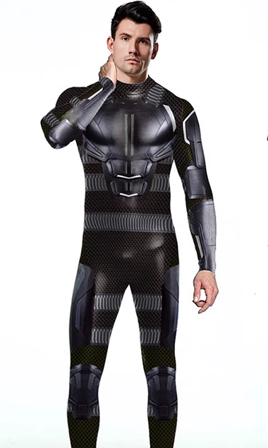 5 男 X-Men Dark Phoenix　X-メン ダークフェニックス　スーパーヒーロー映画　演出服　コスチューム　ステージ衣装　コスチューム　プリント技術　仮装の通販　全身タイツ　通常販売