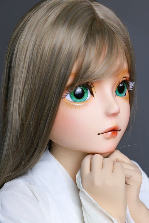 「新品時間限定セール中」BJDコスプレシリーズ7　少女の憧れ　神秘的な緑の瞳　世界で最も美しい　変身可能　半顔スタイル　瞳付き　アニメーション　ゲーム　フィメールマスク　硬質塩化ビニル生地